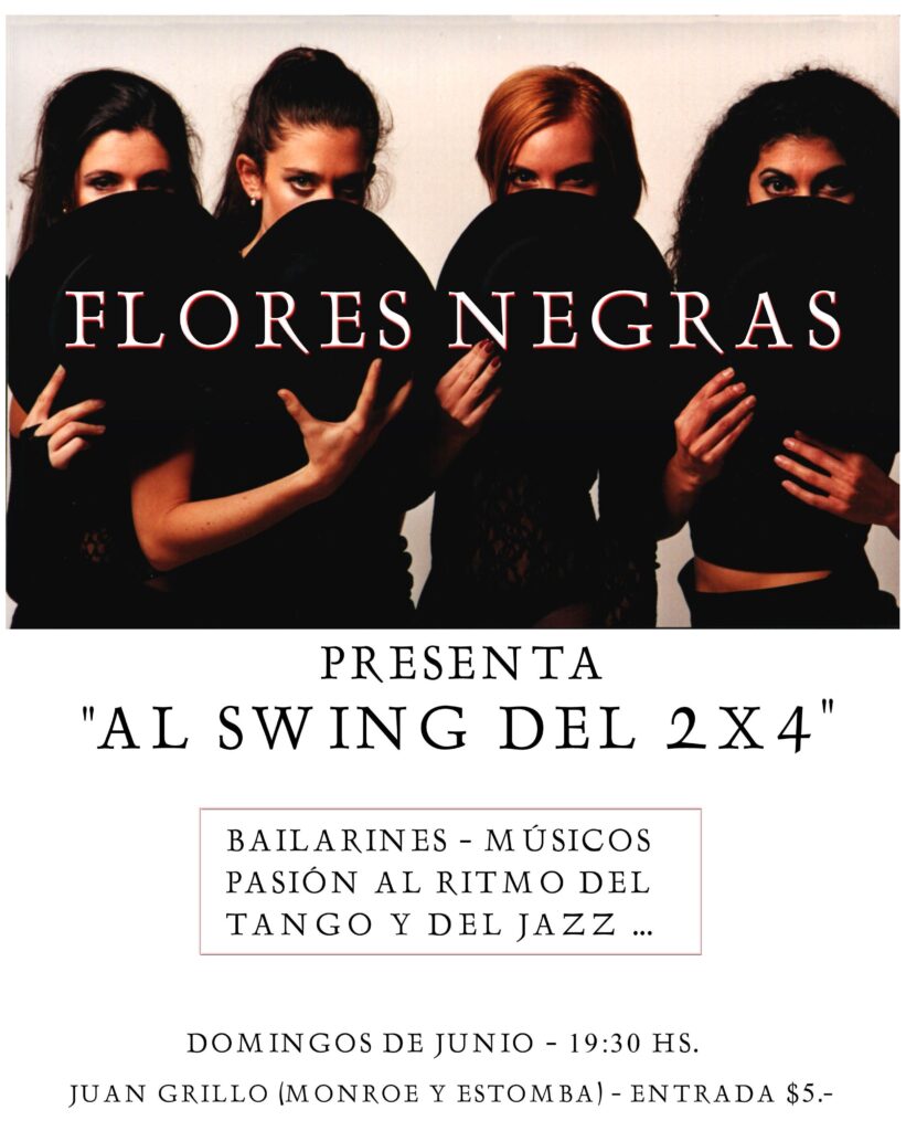 afiche flores negras 2002